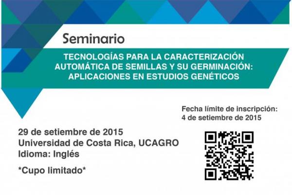 Seminario: Tecnologías para la caracterización automática de semillas y su germinación: aplicaciones en estudios genéticos